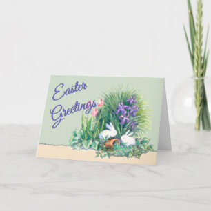 Salutations de Pâques - carte de voeux