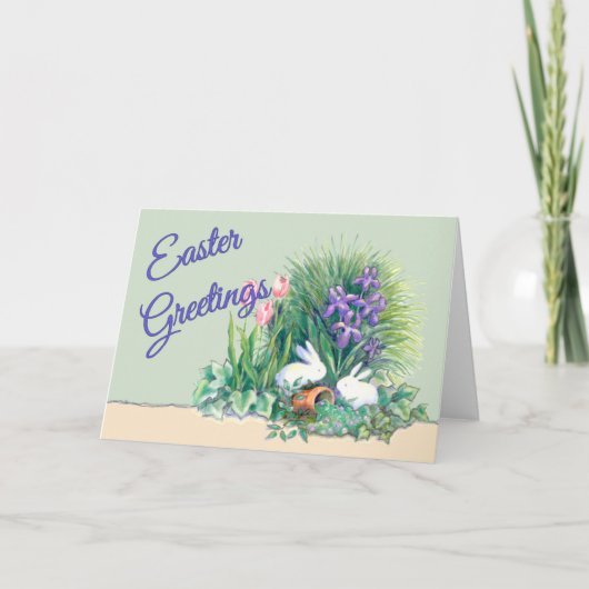 Salutations de Pâques - carte de voeux (Devant)