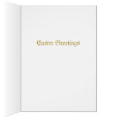 Salutations de Pâques ... Carte Pâques (Intérieur (Droit))
