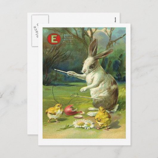 Salutations de Pâques - Carte postale (Devant / Derrière)