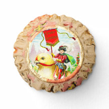 Salutations de Pâques Whimsical : Rider sur Giant 