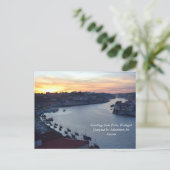 Salutations De Porto, Portugal Carte Postale (Debout devant)