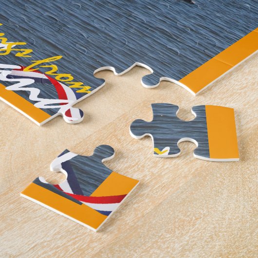 Salutations de puzzle de moulin à vent et de (Côté)