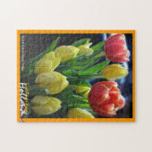 Salutations de puzzle néerlandais de tulipes de la (Horizontal)