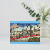 Salutations de Riverside Ca. Carte postale de voya (Debout devant)