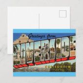 Salutations de Riverside Ca. Carte postale de voya (Devant / Derrière)