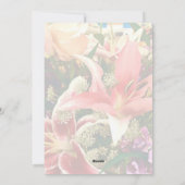 Salutations de saison Carte de Noël de Bouquet de  (Dos)