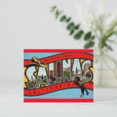 Salutations de Salinas Californie Carte Postale de (Debout devant)