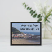 Salutations de Scarborough, carte postale du Royau (Debout devant)
