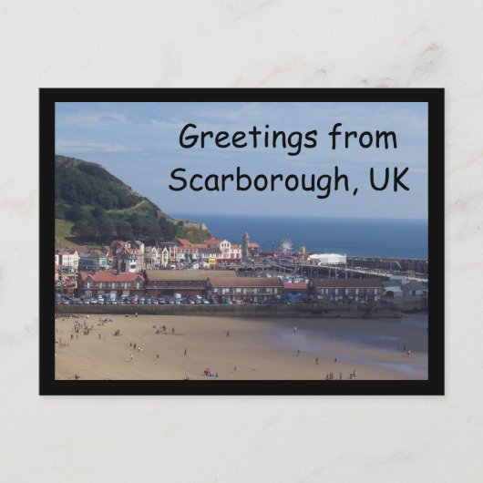 Salutations de Scarborough, carte postale du Royau (Devant)