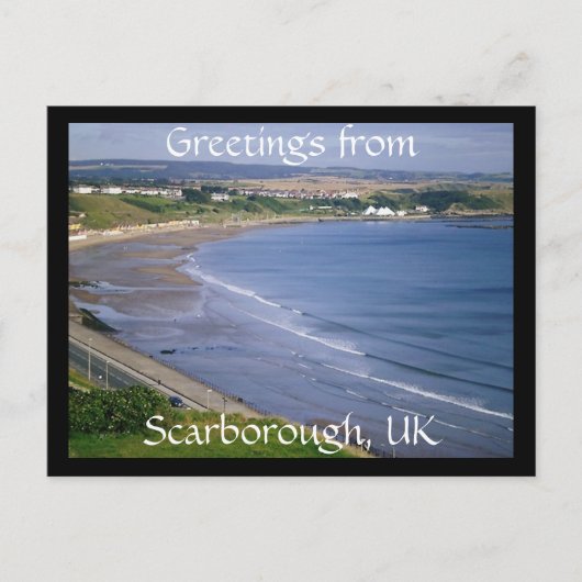 Salutations de Scarborough, UK carte postale (Devant)
