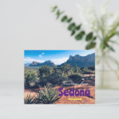 Salutations de Sedona Arizona Carte Postale Pittor (Debout devant)