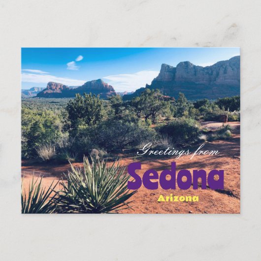 Salutations de Sedona Arizona Carte Postale Pittor (Devant)