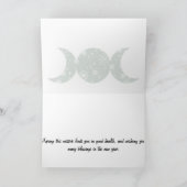 Salutations de solstice - carte de voeux païenne (Intérieur)