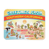 Salutations de Southern California Magnet (Horizontal)