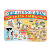 Salutations de Southern California Magnet (Horizontal)
