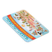 Salutations de Southern California Magnet (Côté Droit)