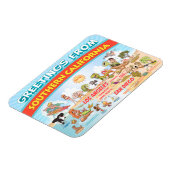 Salutations de Southern California Magnet (Côté Gauche)