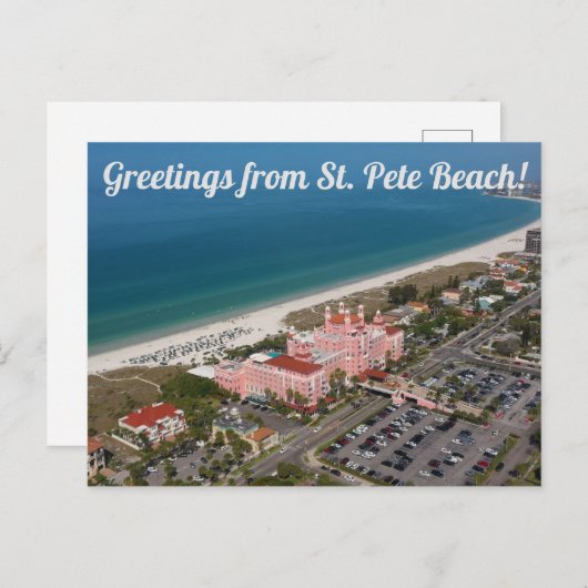 Salutations de St. Pete Beach, Carte postale ! (Devant / Derrière)