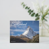 Salutations de Suisse Carte postale du Matterhorn (Debout devant)