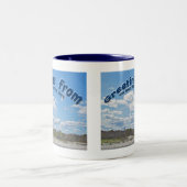 Salutations De Sunny New Jersey Shore Mug (Centre)