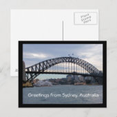 Salutations de Sydney, Australie carte postale (Devant / Derrière)