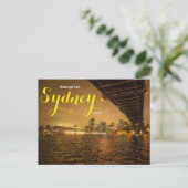 Salutations de Sydney Australie Carte postale de c (Debout devant)