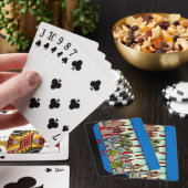 Salutations de Syracuse NY Cartes à jouer (In Situ)