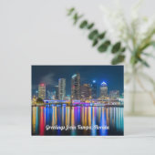 Salutations De Tampa, Carte Postale Floride (Debout devant)