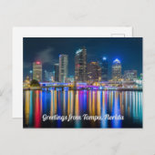 Salutations De Tampa, Carte Postale Floride (Devant / Derrière)