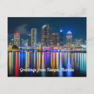 Salutations De Tampa, Carte Postale Floride
