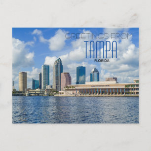 Salutations de Tampa Florida carte postale Pittore