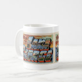 Salutations de tasse de carte postale de café de (Devant gauche)