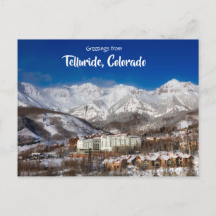 Salutations de Telluride Colorado Carte postale pa