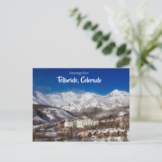 Salutations de Telluride Colorado Carte Postale Pi (Debout devant)