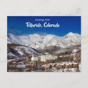 Salutations de Telluride Colorado Carte Postale Pi