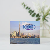 Salutations de Toronto Canada Carte postale paysag (Debout devant)
