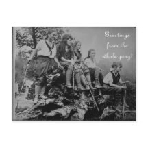 Salutations de toute la carte postale Gang