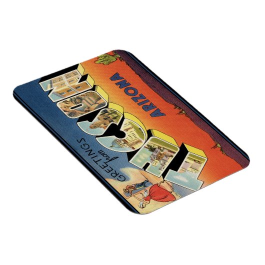 Salutations de Tucson Arizona Magnet (Côté Droit)