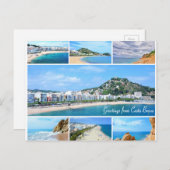 Salutations de vacances carte postale (Devant / Derrière)