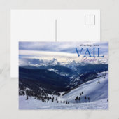 Salutations de Vail Colorado Carte Postale Pittore (Devant / Derrière)