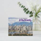 Salutations de Vancouver Canada Carte postale (Debout devant)