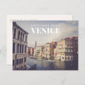 Salutations de Venise Carte postale Italie (Devant / Derrière)