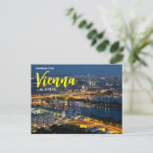 Salutations de Vienne Autriche Carte postale (Debout devant)