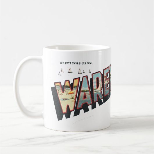 Salutations de Wareham (messe) Café Mug (Gauche)