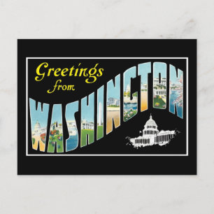 Salutations de Washington D.C. ! Carte postale vi