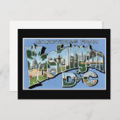 Salutations de Washington D.C. ! Carte postale vin (Devant / Derrière)