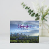 Salutations d'Edmonton Canada Carte postale panora (Debout devant)