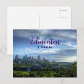 Salutations d'Edmonton Canada Carte postale panora (Devant / Derrière)