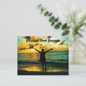 Salutations depuis la Jamaïque - Carte postale (Debout devant)